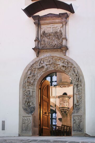 Portal Schlosskapelle, Schloss Hartenfels ©Torgau/Wolfgang Sens