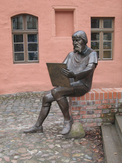 Frijo Müller-Belecke, Cranachdenkmal, Bronze, 2005 ©Cranach-Stiftung