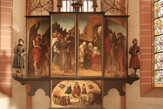 Cranach d. Ä. - Cranach-Altar Detail geschlossen